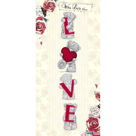 Lots of Love Anniversary Me to You Bear Card £1.89